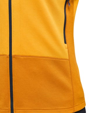 ROC Flash Mid Hood Women Magnetite/Sunny Yellow