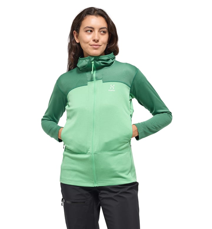 ROC Flash Mid Hood Women Dk Jelly Green/Mint Stone