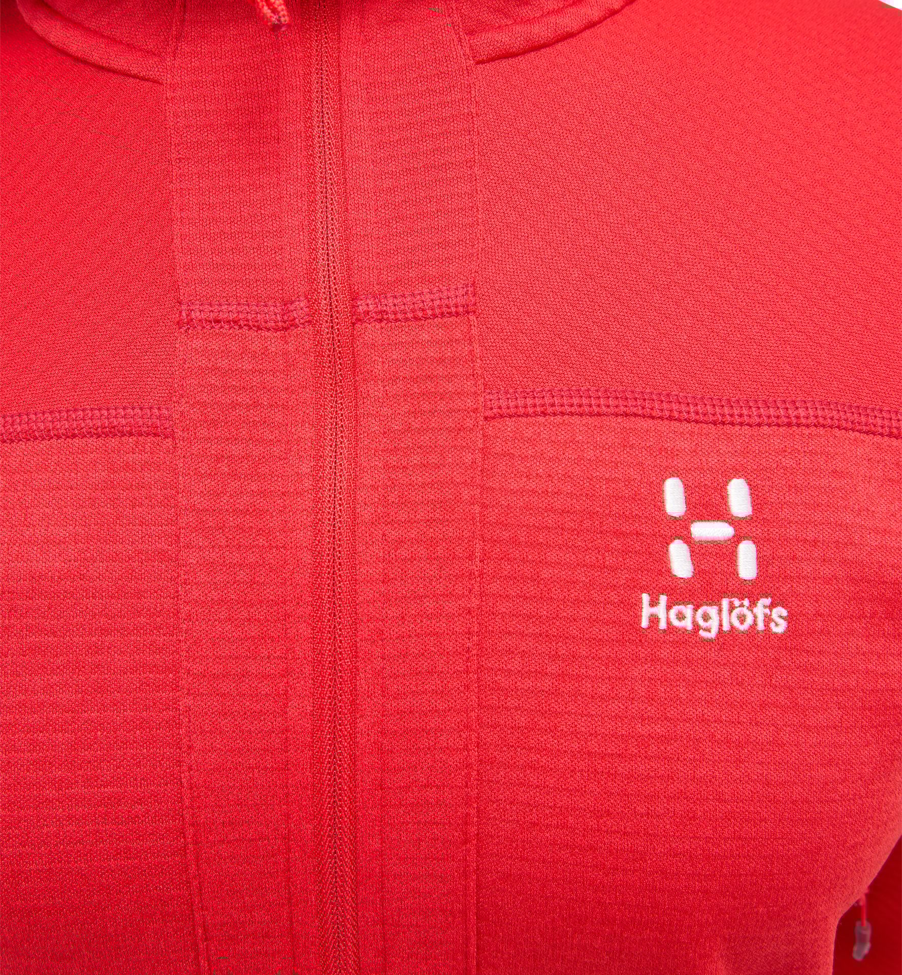 ROC Flash Mid Hood Women Bright Red