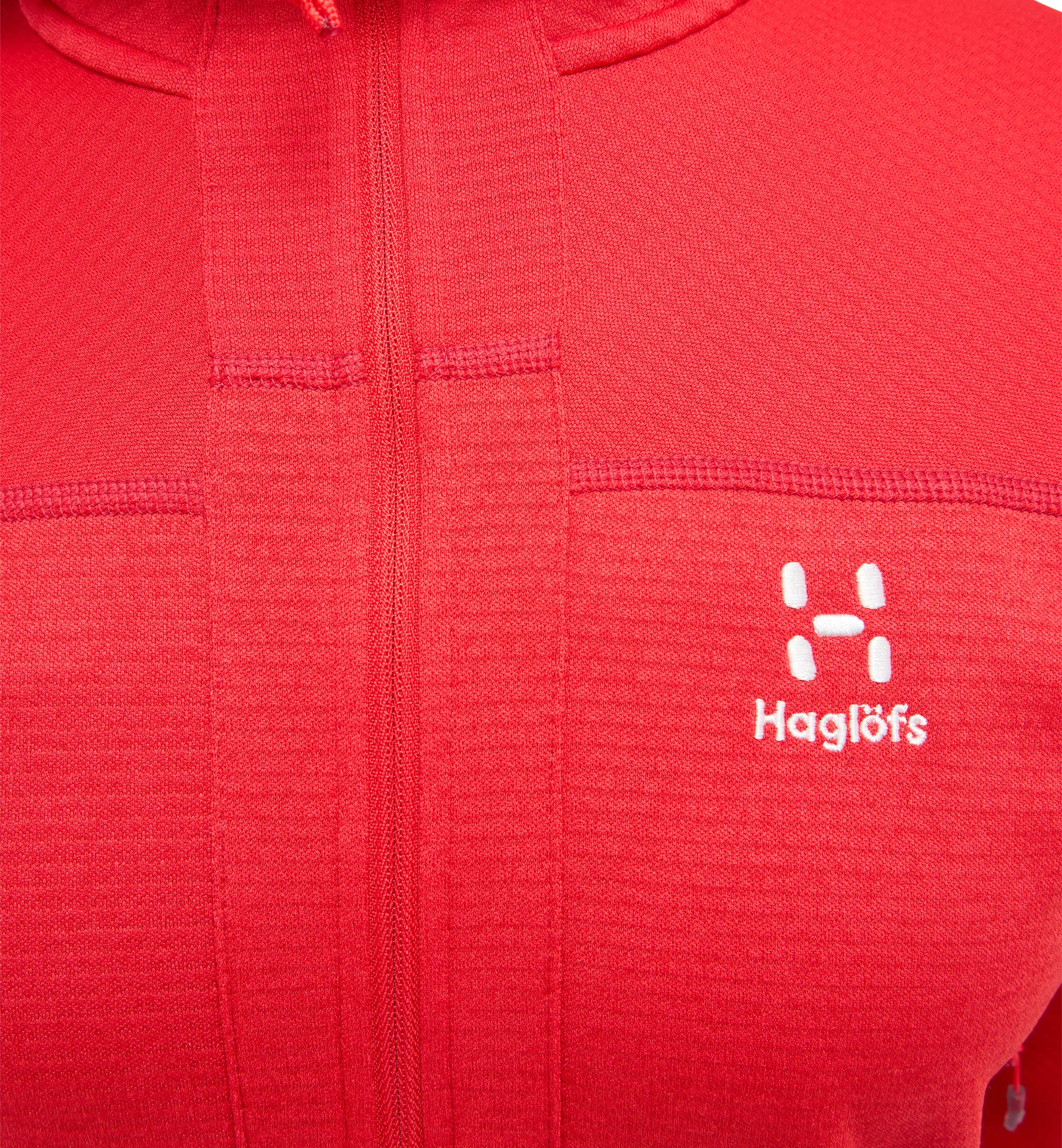 ROC Flash Mid Hood Women Bright Red