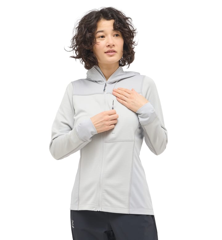 L.I.M Mid Multi Hood Women Stone Grey L.I.M Mid Multi Hood Women Stone Grey