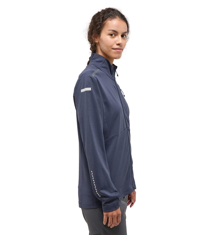 L.I.M Strive Mid Jacket Women Tarn Blue