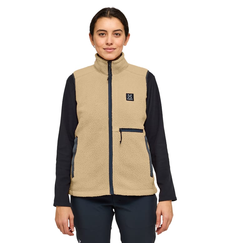 Malung Pile Vest Women Sand