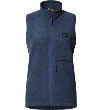 Malung Pile Vest Women Tarn Blue