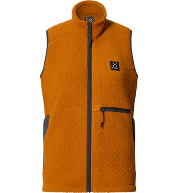 Malung Pile Vest Women Golden Brown