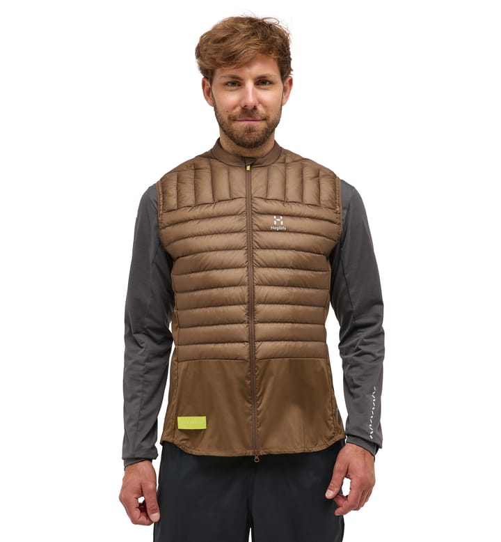 L.I.M Intense Trail Down Vest Men Teak Brown