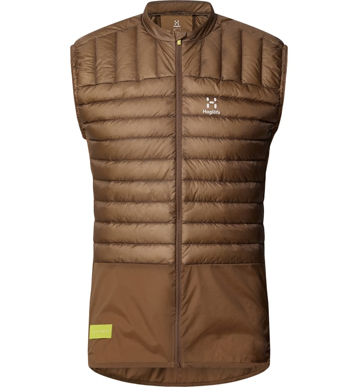 L.I.M Intense Trail Down Vest Men Teak Brown