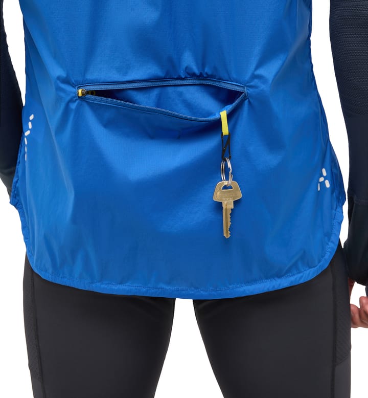 L.I.M Intense Trail Down Vest Men Electric Blue