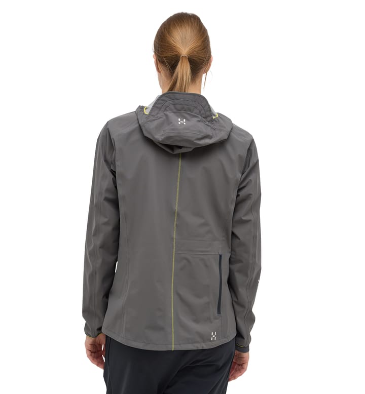 L.I.M Tempo Trail Proof Jacket Women Magnetite