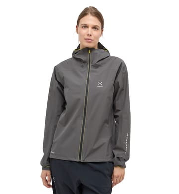 L.I.M Tempo Trail Proof Jacket Women Magnetite