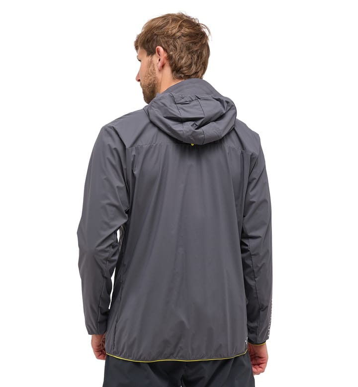 L.I.M Tempo Trail Jacket Men Magnetite