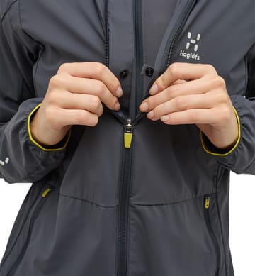 L.I.M Tempo Trail Jacket Women Magnetite