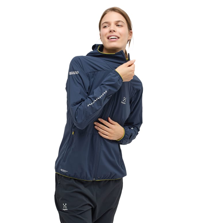 L.I.M Tempo Trail Jacket Women Tarn Blue