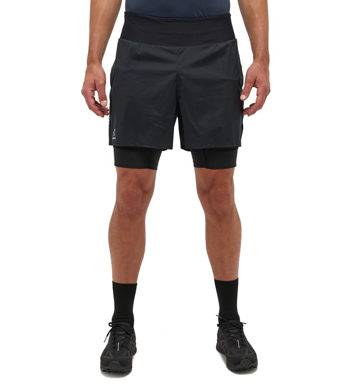 L.I.M Intense Trail 2-in-1 Shorts Men True Black