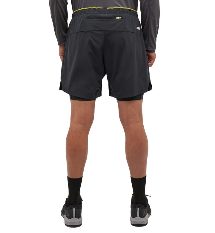 L.I.M Tempo Trail 2-in-1 Shorts Men True Black