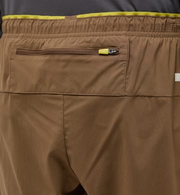 L.I.M Tempo Trail 2-in-1 Shorts Men Teak Brown/True Black