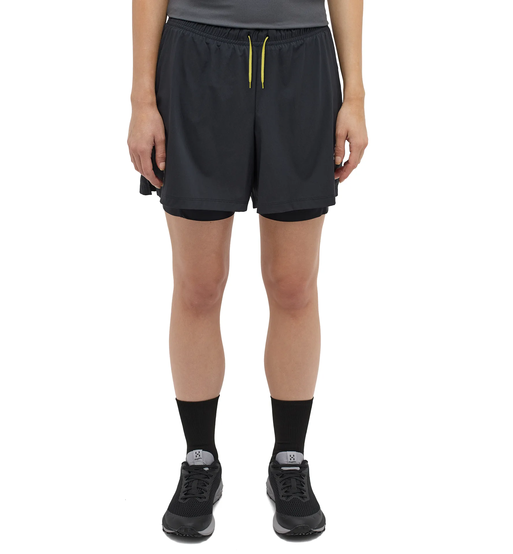 L.I.M Tempo Trail 2-in-1 Shorts Women True Black