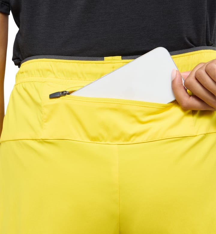 L.I.M Tempo Trail Shorts Women Tech Yellow L.I.M Tempo Trail Shorts Women Tech Yellow