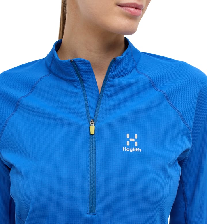 L.I.M Tempo Trail Halfzip Women Electric Blue