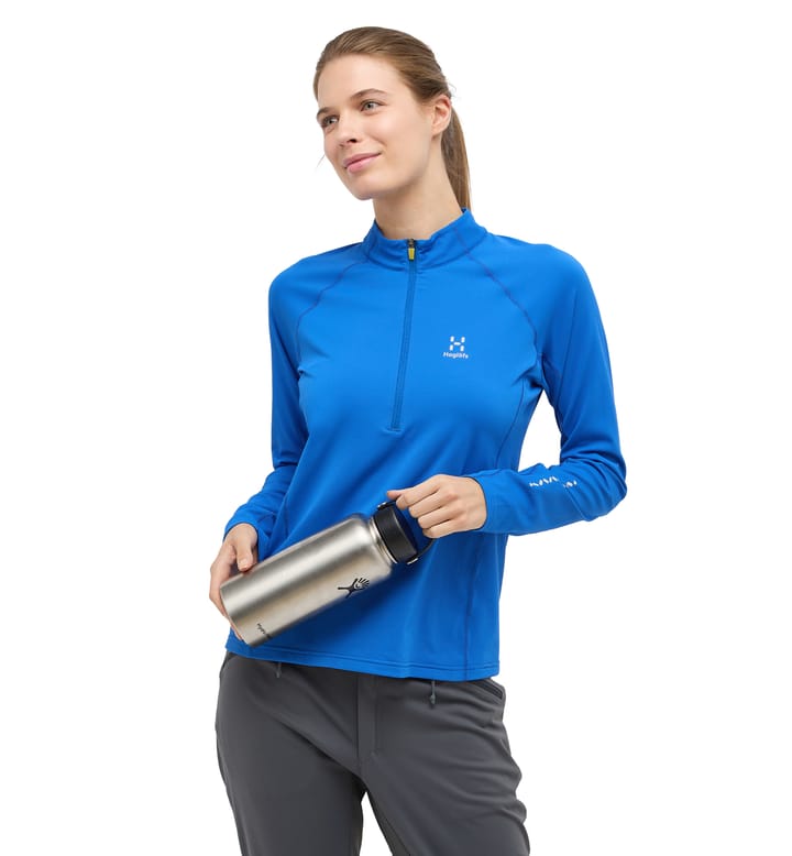 L.I.M Tempo Trail Halfzip Women Electric Blue