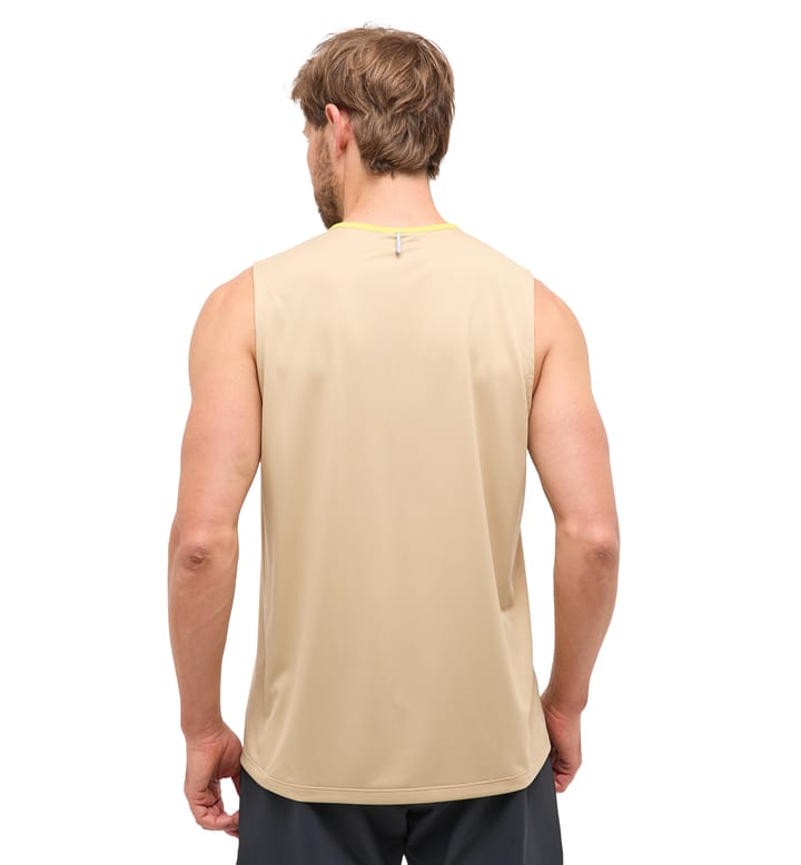 L.I.M Tempo Trail Tank Men Sand