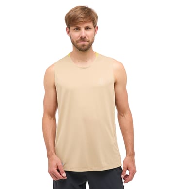 L.I.M Tempo Trail Tank Men Sand