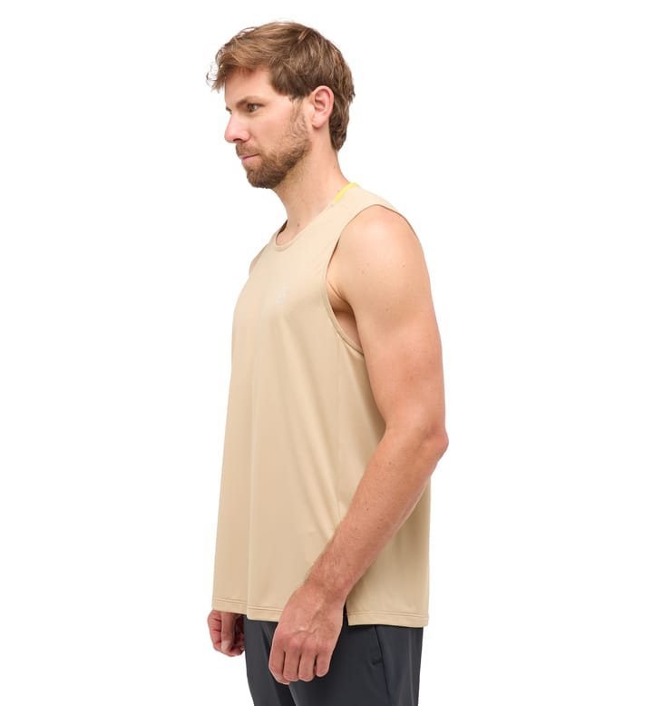 L.I.M Tempo Trail Tank Men Sand