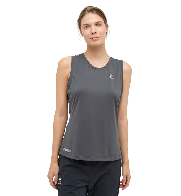 L.I.M Tempo Trail Tank Women Magnetite