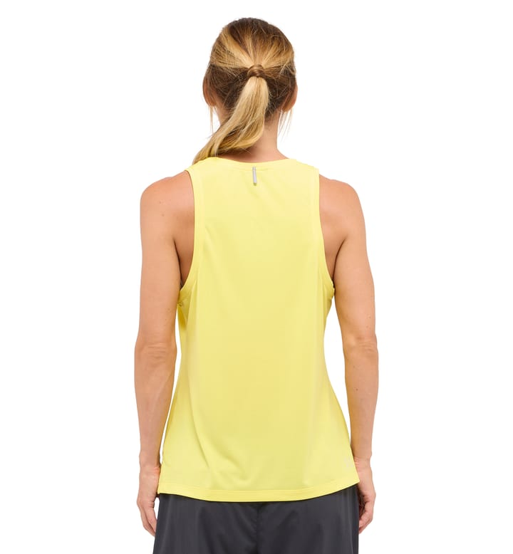 L.I.M Tempo Trail Tank Women Pale Yellow