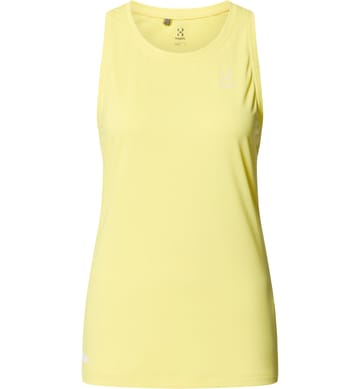 L.I.M Tempo Trail Tank Women Pale Yellow