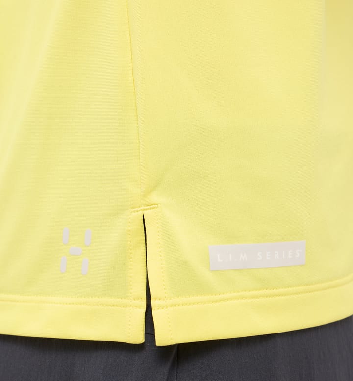 L.I.M Tempo Trail Tank Women Pale Yellow