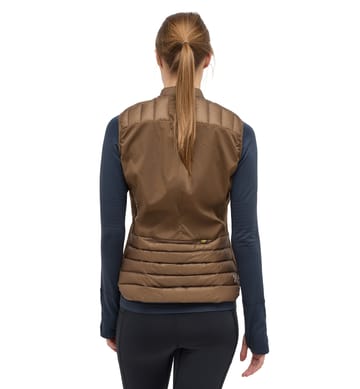 L.I.M Intense Trail Down Vest Women Teak Brown