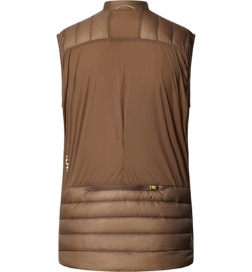 L.I.M Intense Trail Down Vest Women Teak Brown