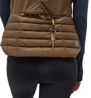 L.I.M Intense Trail Down Vest Women Teak Brown