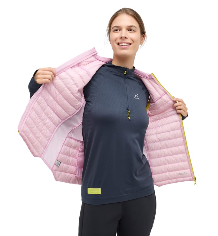 L.I.M Intense Trail Down Vest Women Fresh Pink