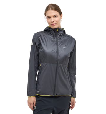 L.I.M Tempo Trail Mimic Hood Women Magnetite