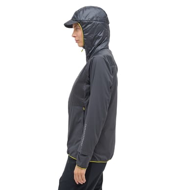 L.I.M Tempo Trail Mimic Hood Women Magnetite