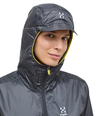 L.I.M Tempo Trail Mimic Hood Women Magnetite