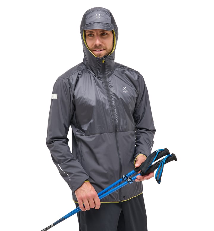 L.I.M Tempo Trail Mimic Hood Men | Magnetite | Activities | Collection ...