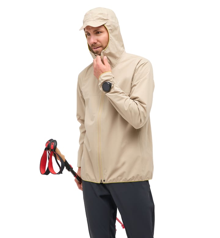 L.I.M Tempo Trail Proof Jacket Men Sand