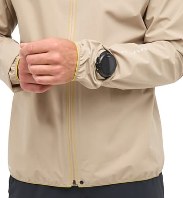 L.I.M Tempo Trail Proof Jacket Men Sand