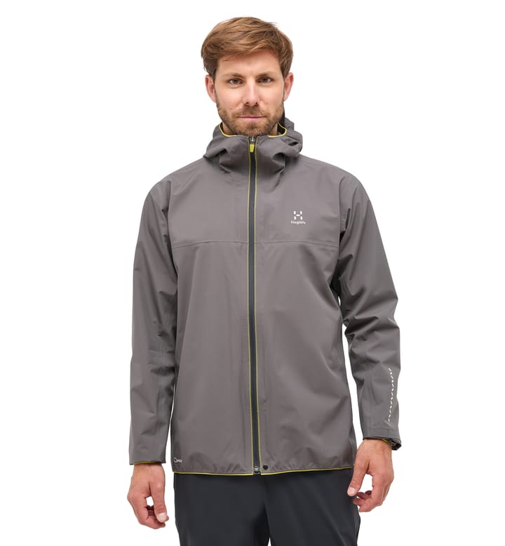 L.I.M Tempo Trail Proof Jacket Men Magnetite