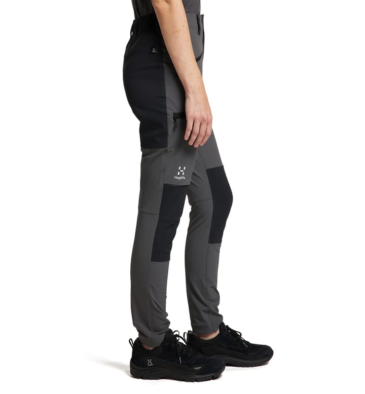 Mid Slim Pant Women Magnetite/True black