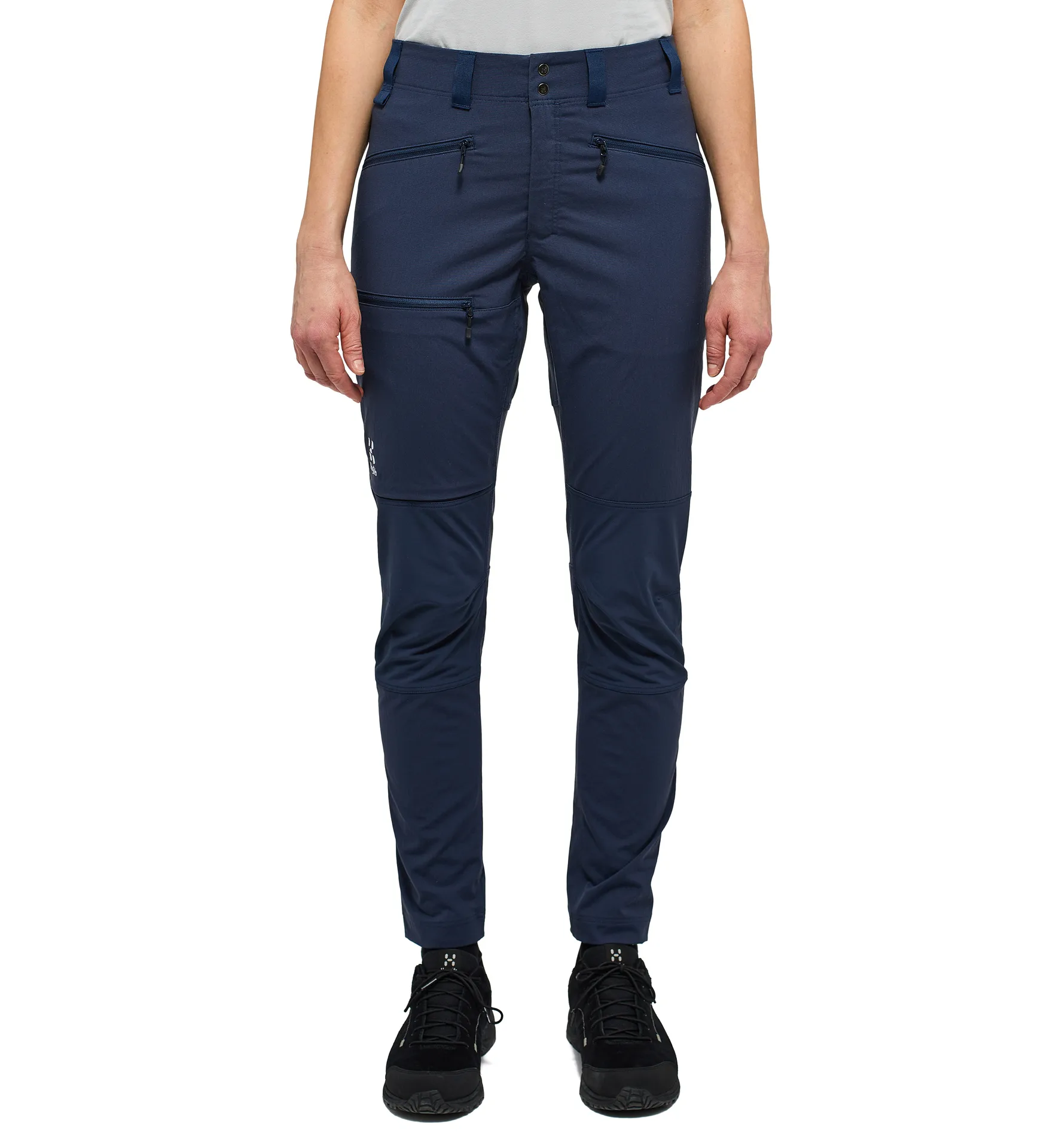 Mid Slim Pant Women Tarn Blue