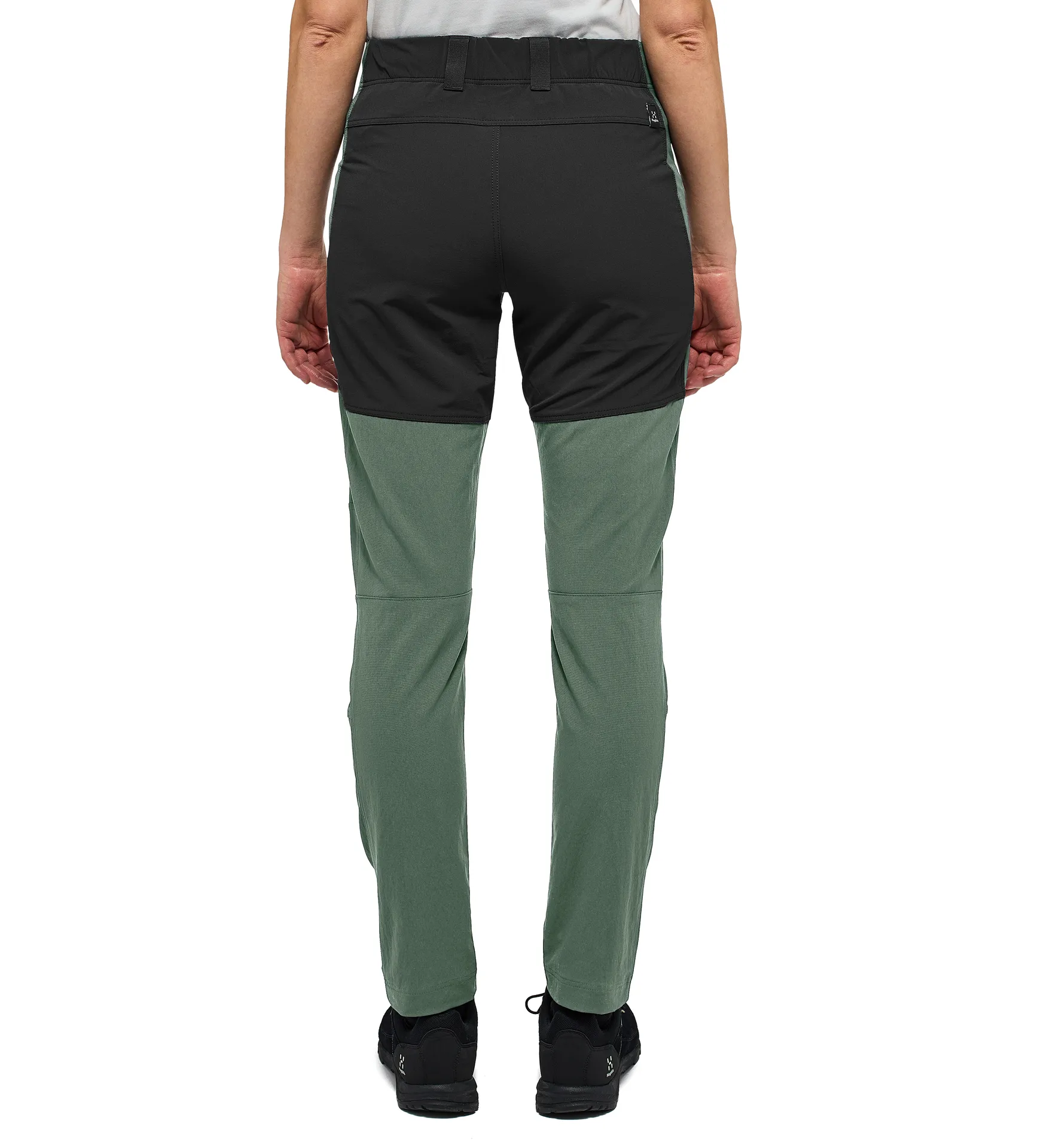 Mid Slim Pant Women Fjell green/True black