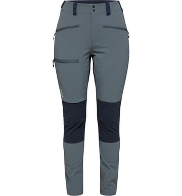 Mid Slim Pant Women Steel blue/Tarn blue