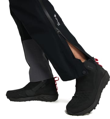 L.I.M ZT Shell GTX PRO Pant Men True black/Zenith red