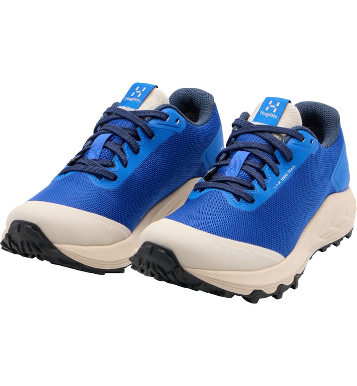 Haglöfs L.I.M Tempo Trail GTX Low Women Electric Blue/Chalk Beige Haglöfs L.I.M Tempo Trail GTX Low Women Electric Blue/Chalk Beige