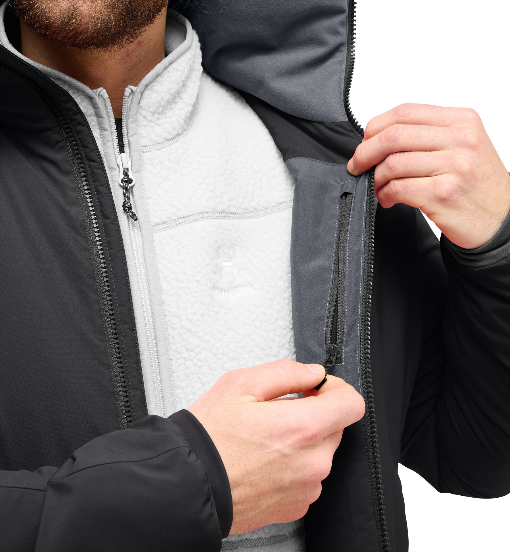 Mimic Alert Hood Men True Black