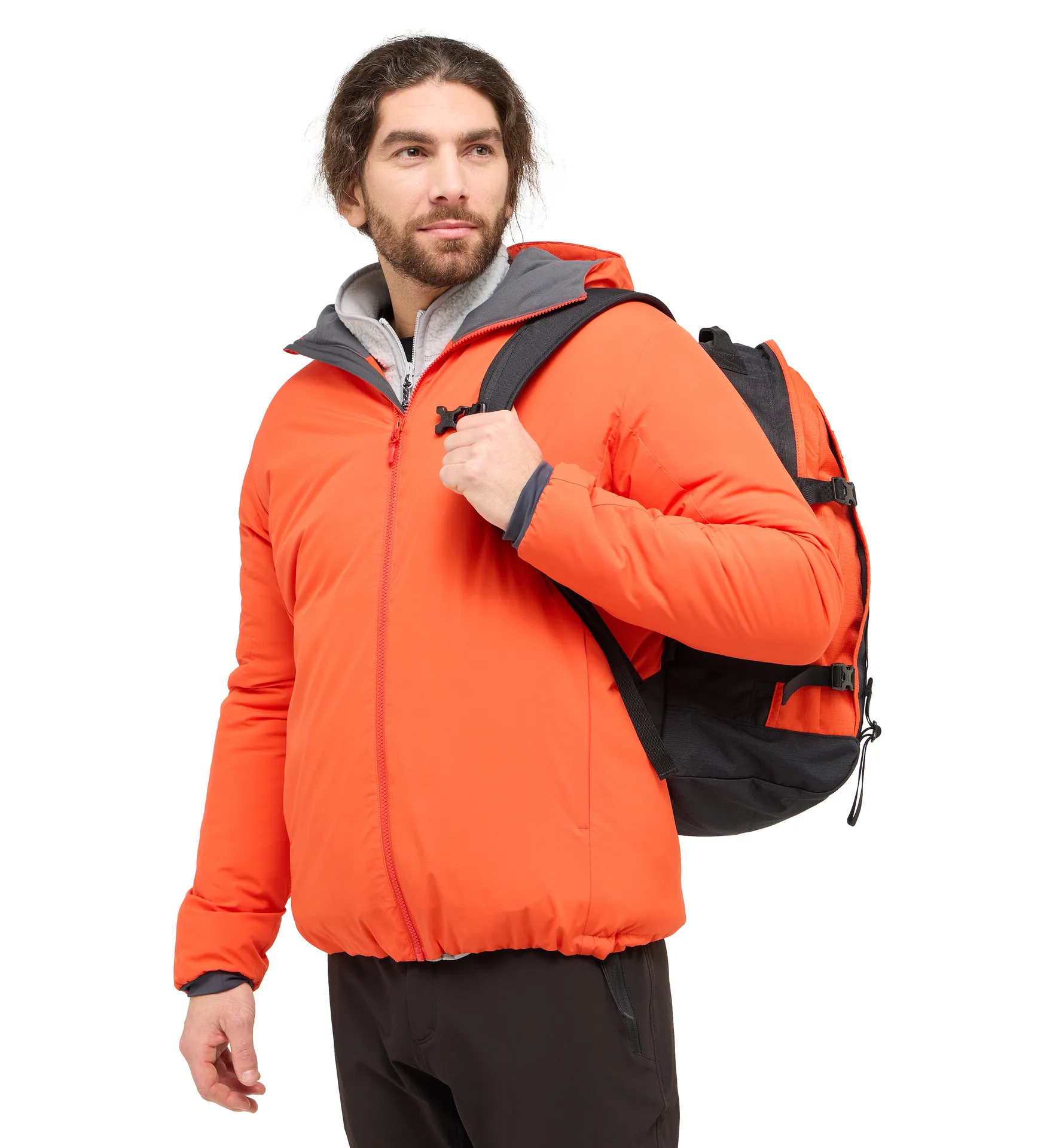 Mimic Alert Hood Men Habanero